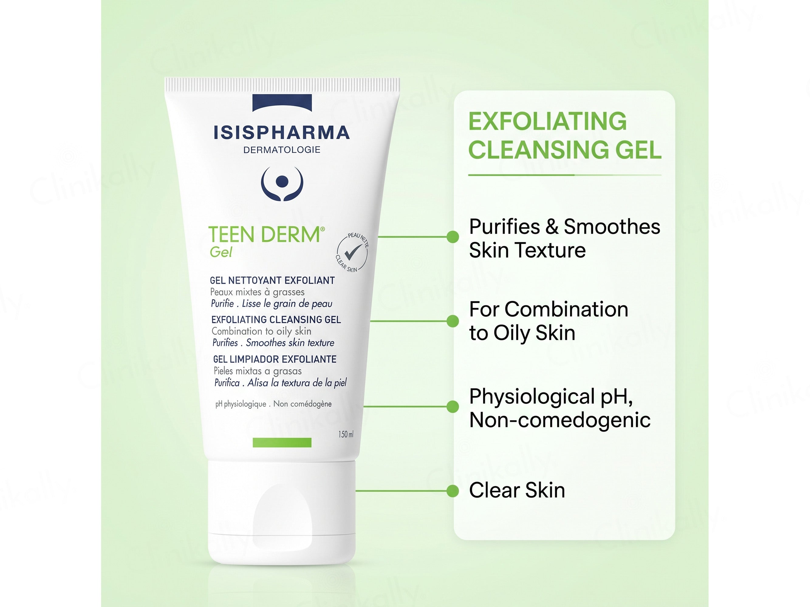 Isispharma Teen Derm Exfoliating Cleansing Gel