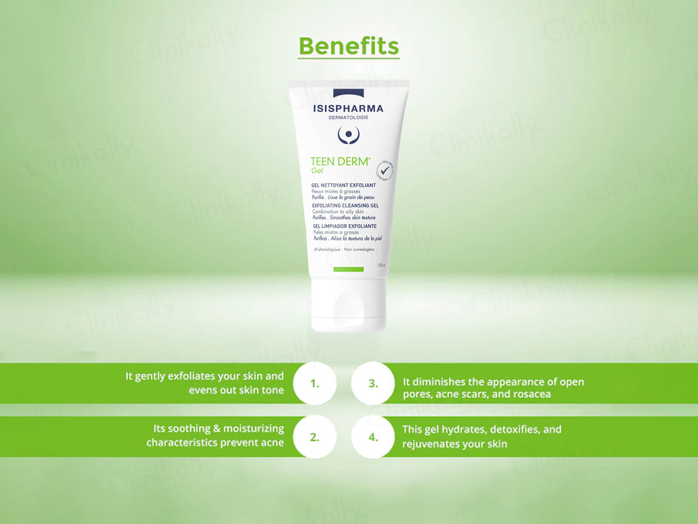 Isispharma Teen Derm Exfoliating Cleansing Gel