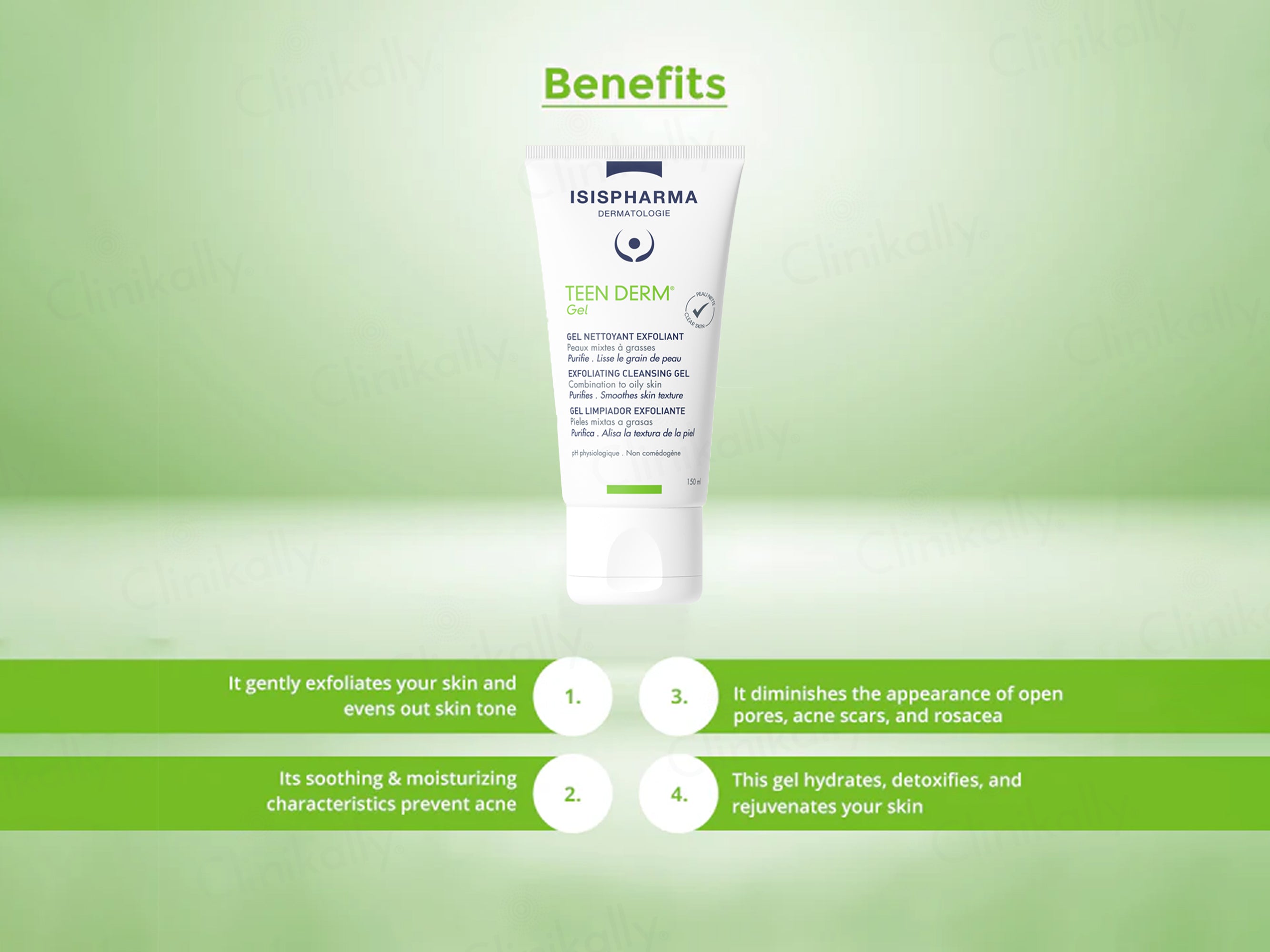 Isispharma Teen Derm Exfoliating Cleansing Gel