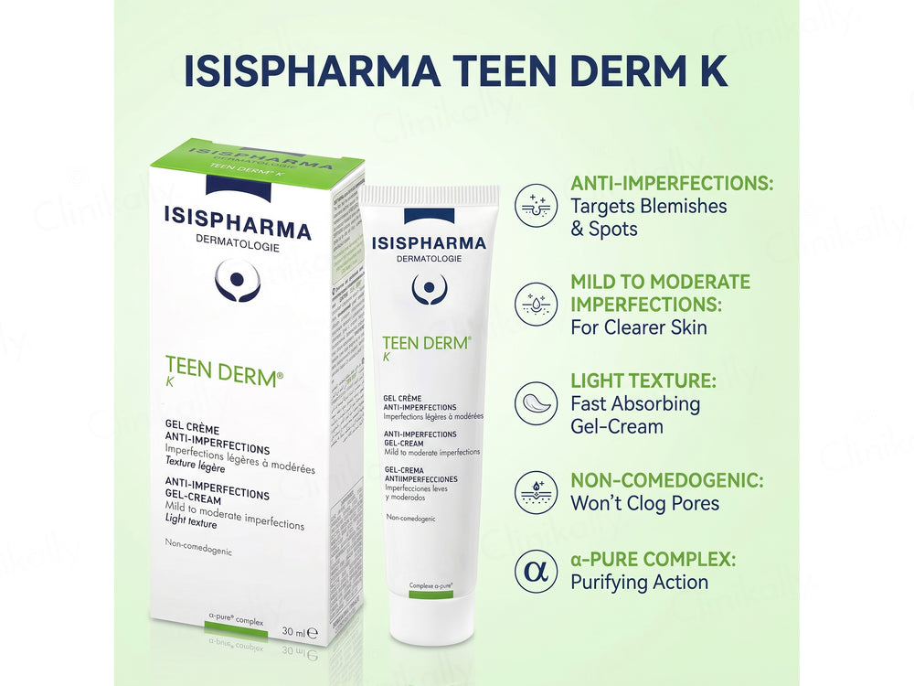 Isispharma Teen Derm K Anti-Imperfections Gel-Cream