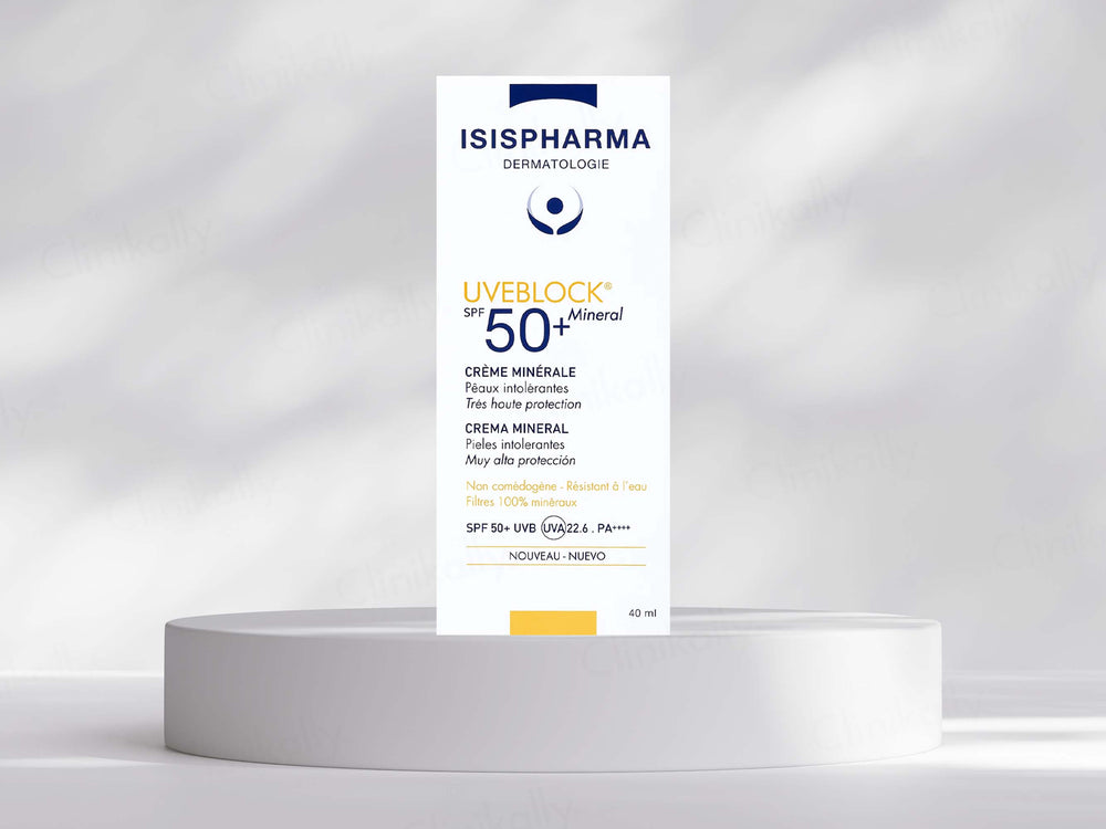 Isispharma UVE Block Mineral Cream Sunscreen SPF 50+ PA++++
