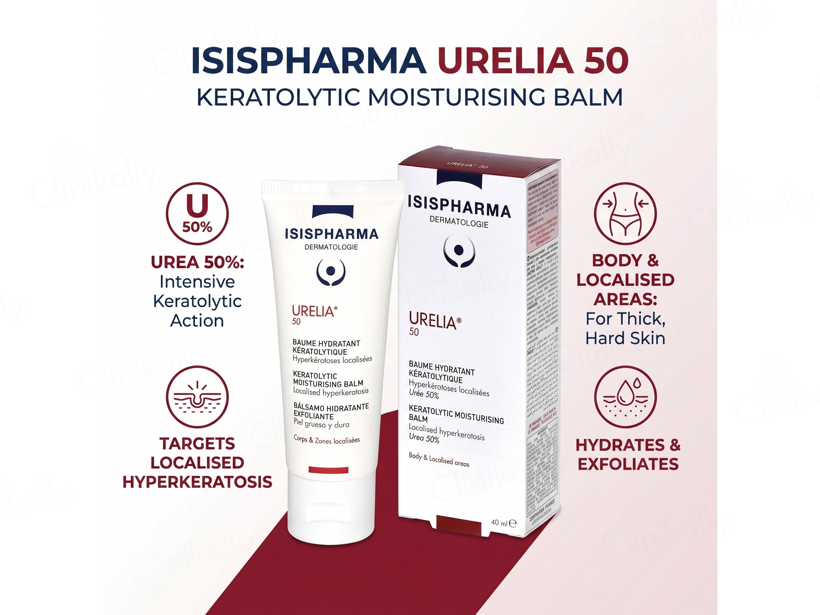 Isispharma Urelia 50 Keratolytic Moisturising Balm
