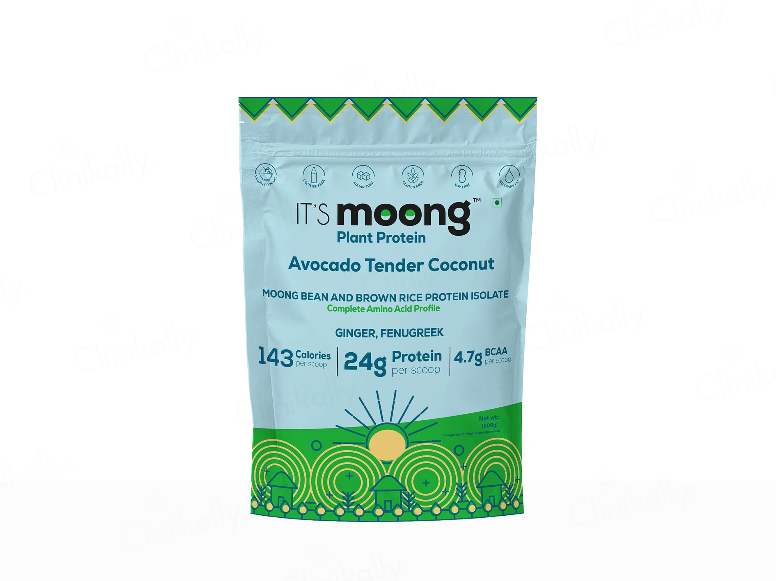 It's Moong Moong Bean & Brown Rice Plant Protein Supplement Powder
