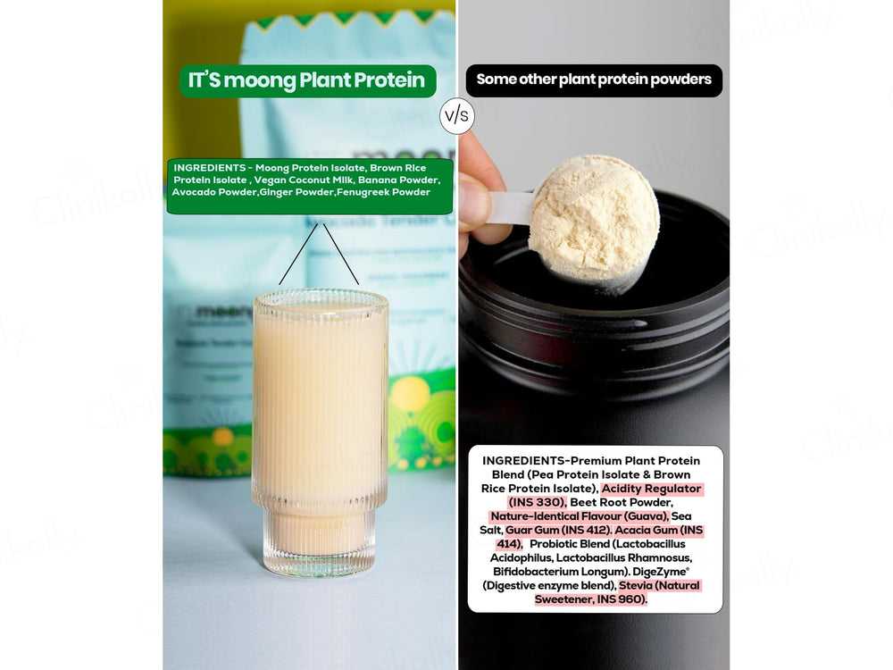 It's Moong Moong Bean & Brown Rice Plant Protein Supplement Powder