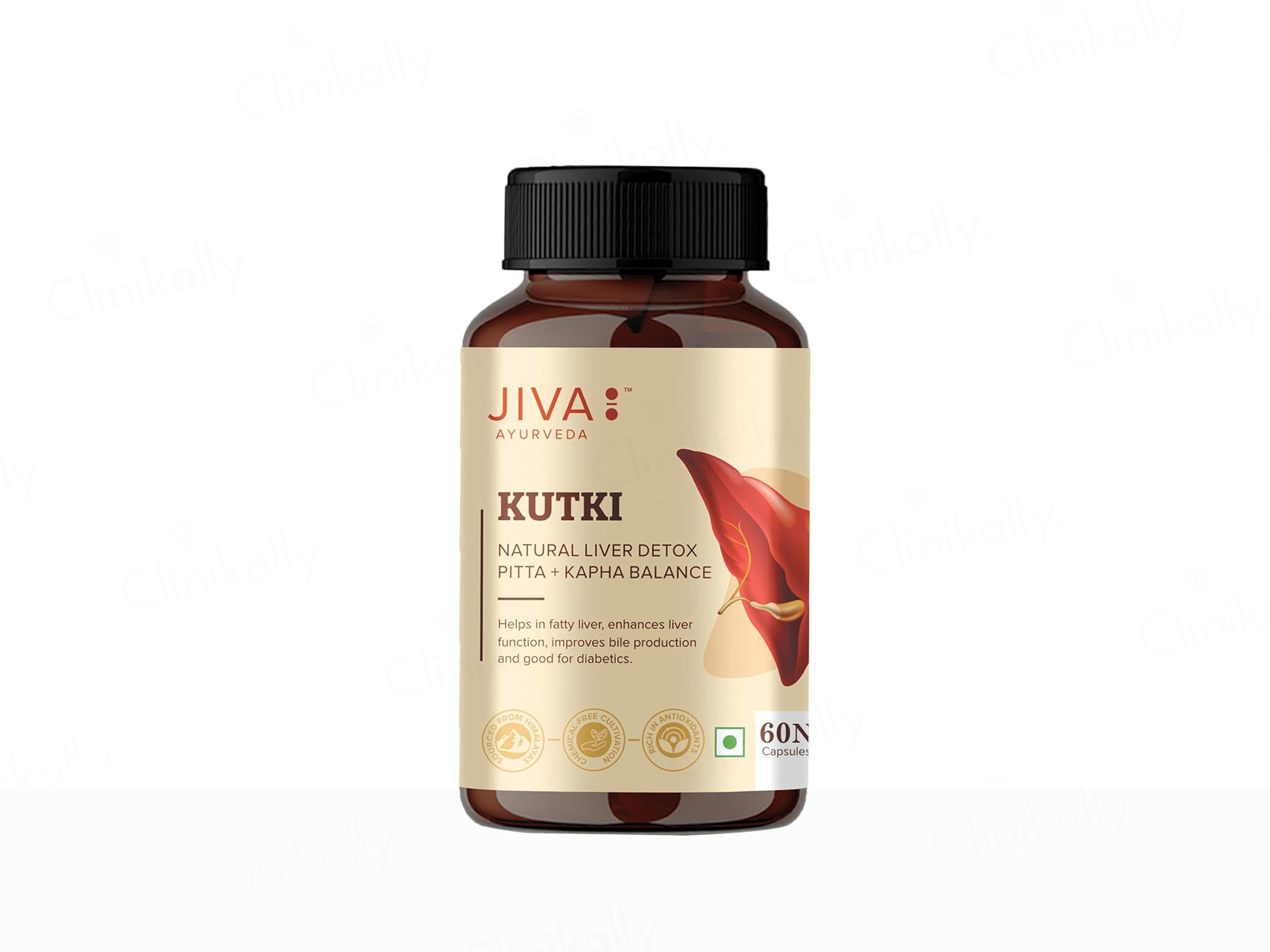 Jiva Ayurveda Kutki Natural Liver Detox Capsule