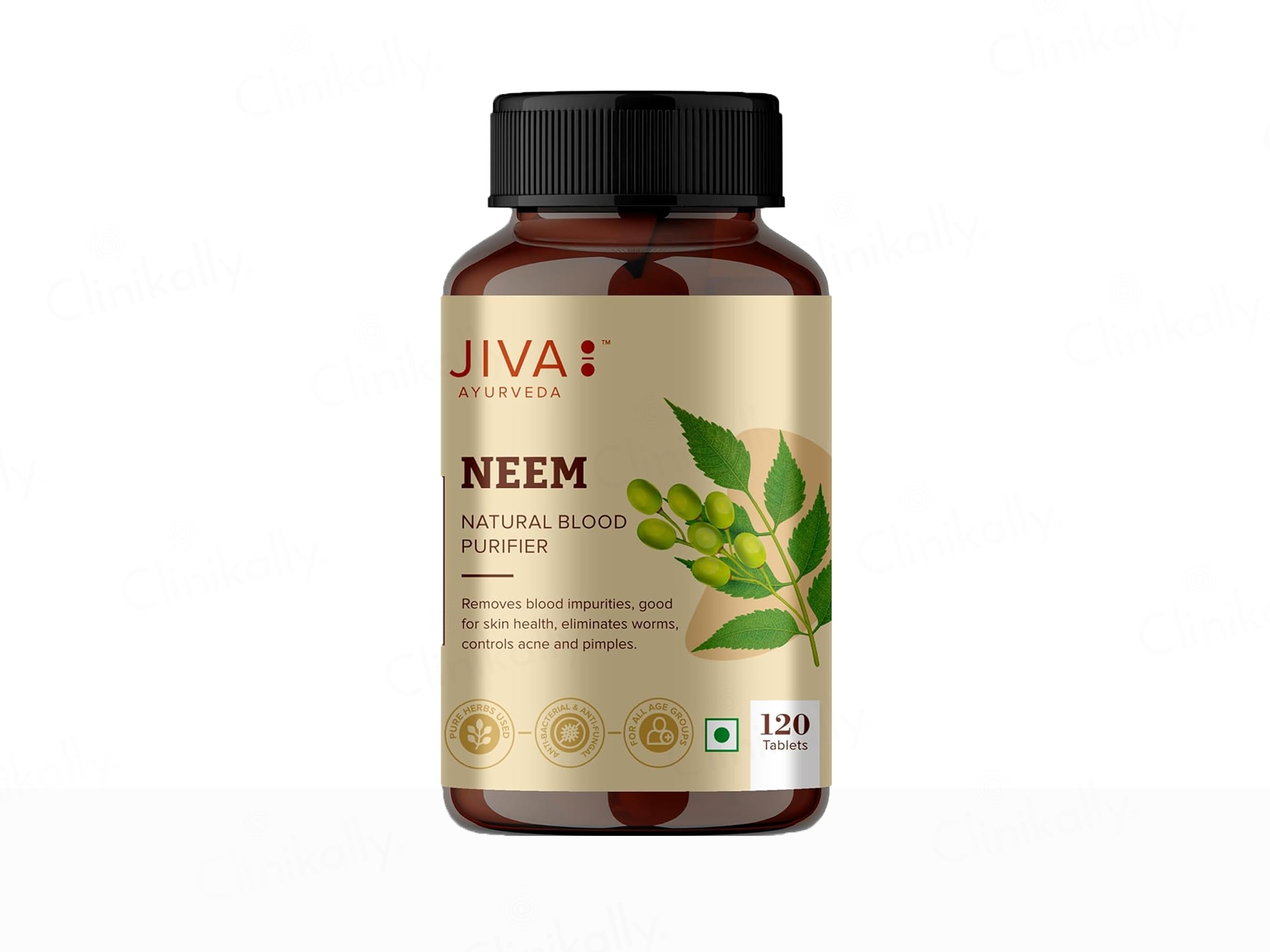 Jiva Ayurveda Neem Natural Blood Purifier Tablet