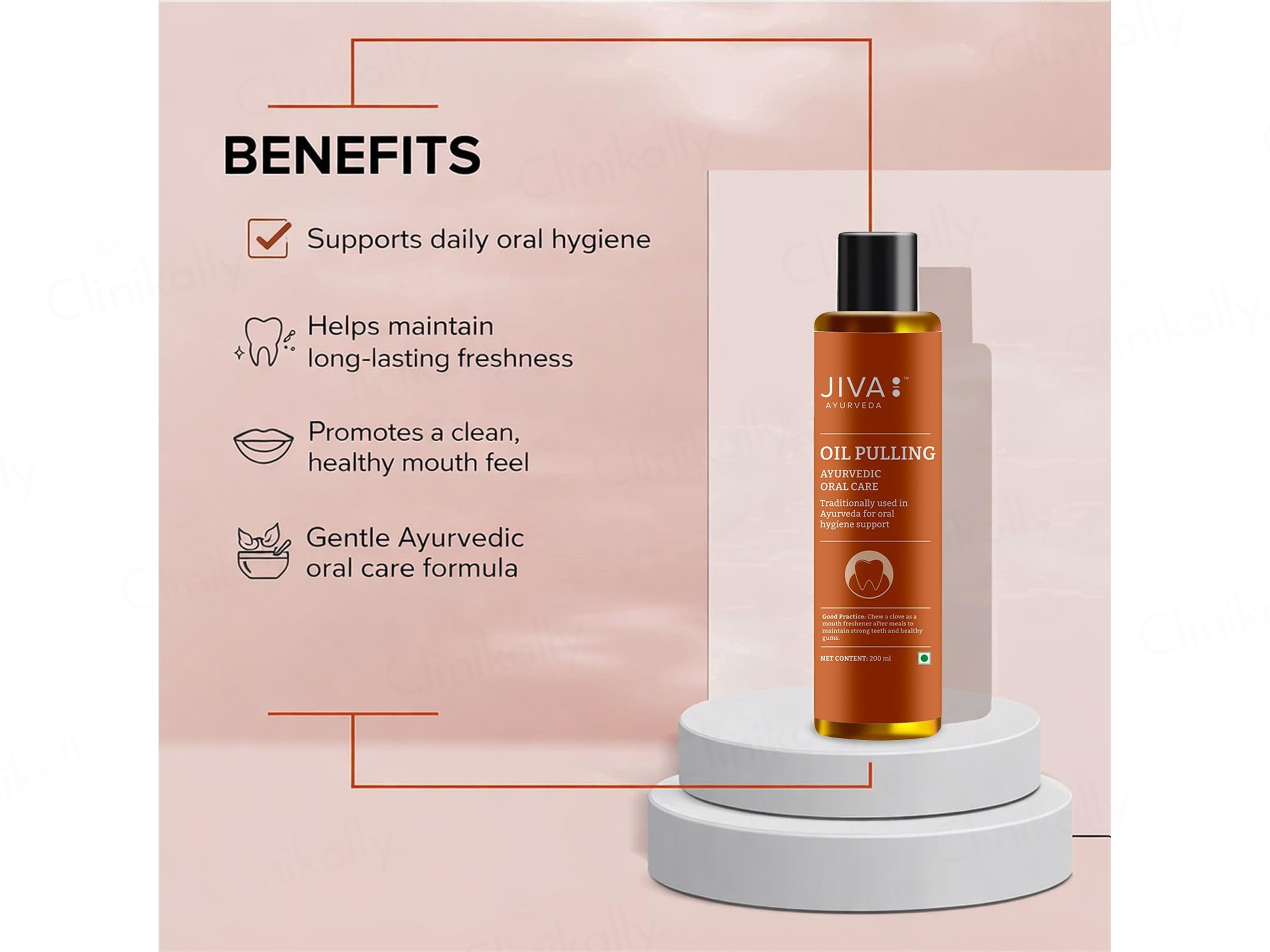 Jiva Ayurveda Oil Pulling Oral Care Oil