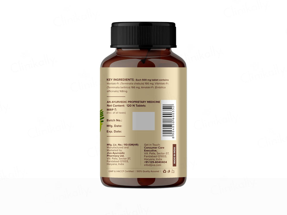 Jiva Ayurveda Triphala Tablet For Gut Health