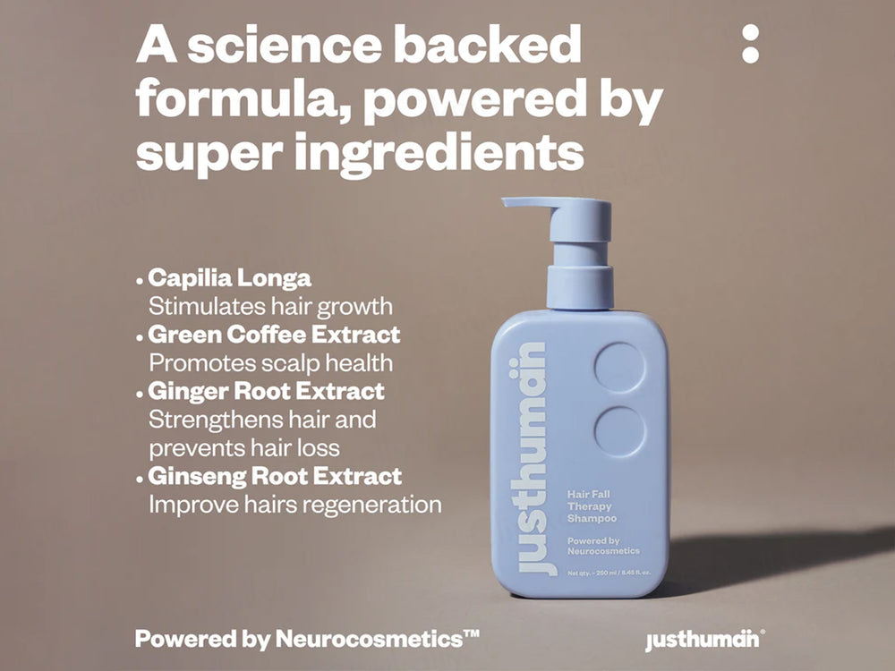 Justhuman Hair Fall Therapy Shampoo