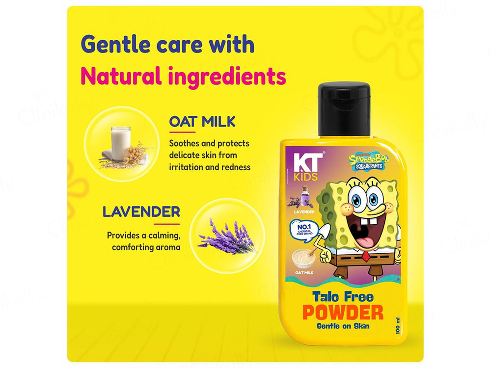 KT Kids Gentle Talc Free Powder