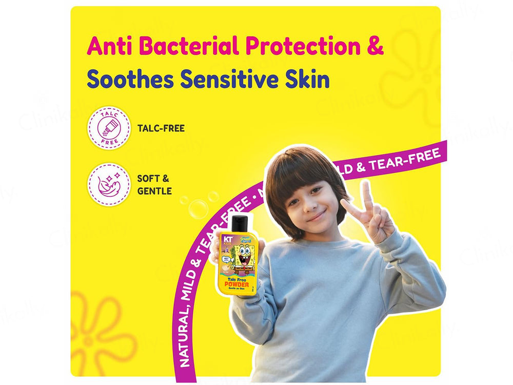 KT Kids Gentle Talc Free Powder
