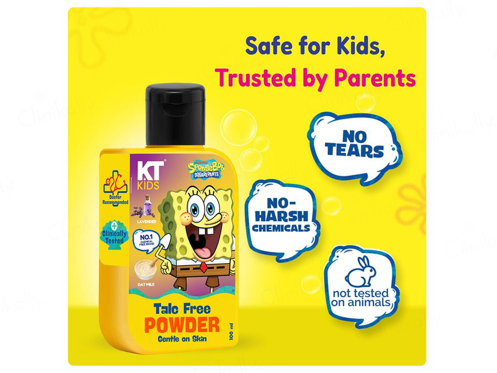 KT Kids Gentle Talc Free Powder