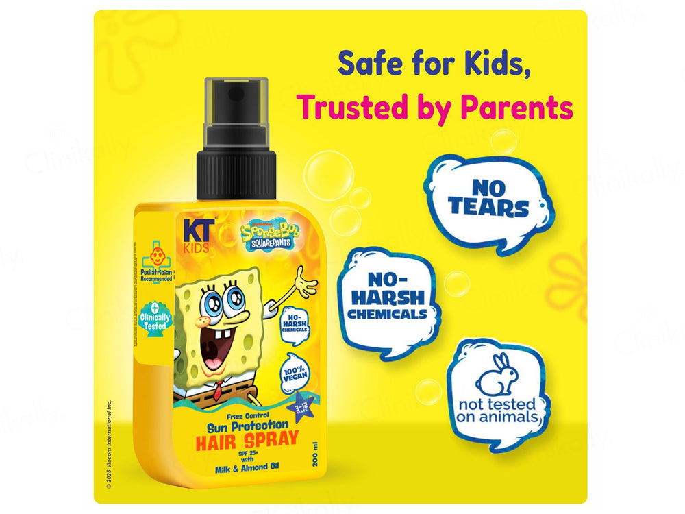 KT Kids Moisturising Sun Protection Hair Spray