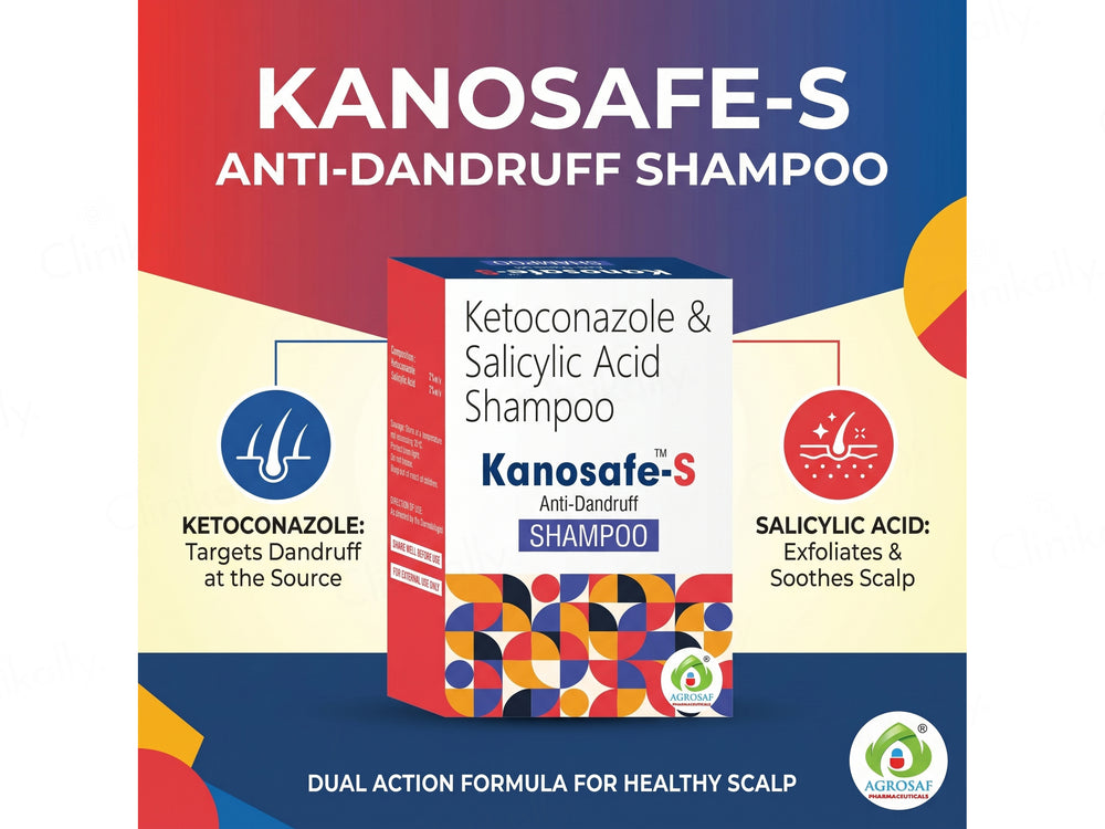 Kanosafe-S Anti Dandruff Shampoo