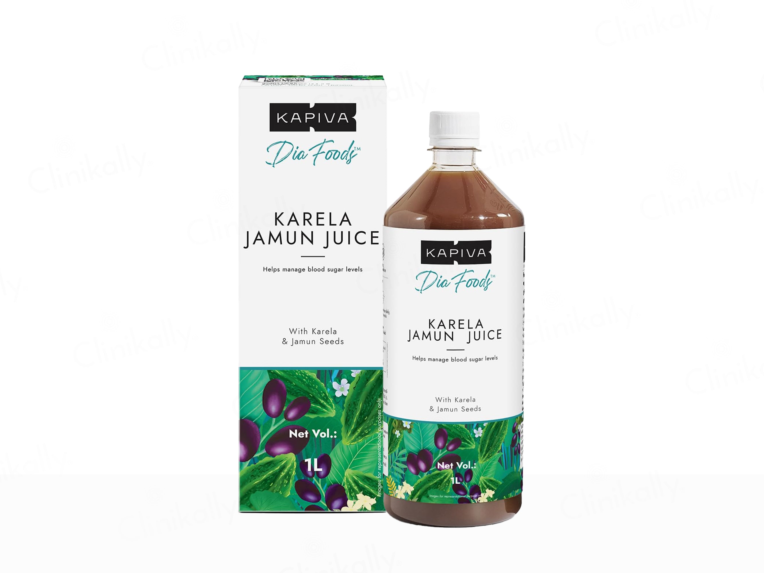 Kapiva Karela Jamun Juice For Blood Sugar Levels Management