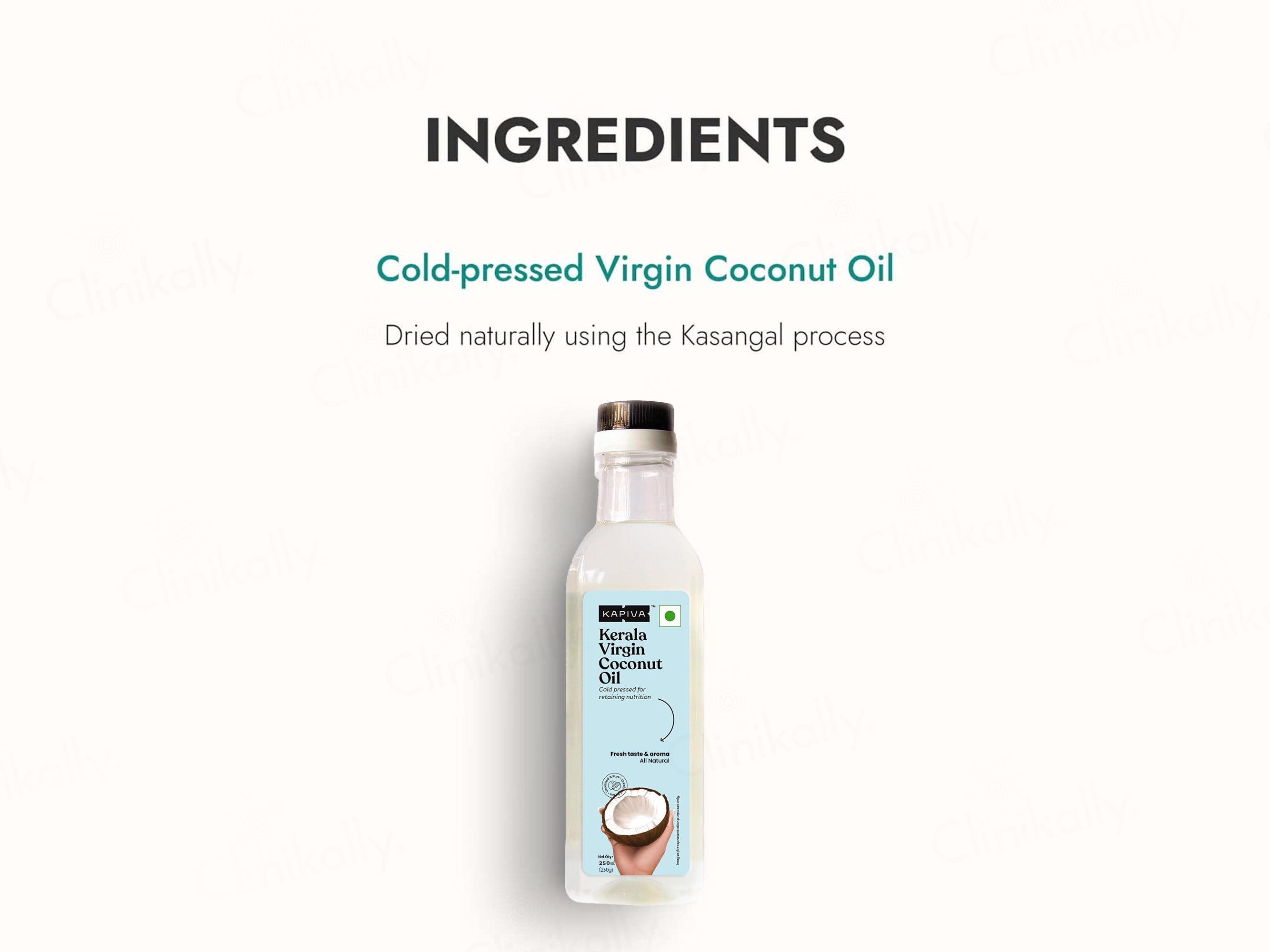 Kapiva Kerala Virgin Coconut Cold Pressed Oil