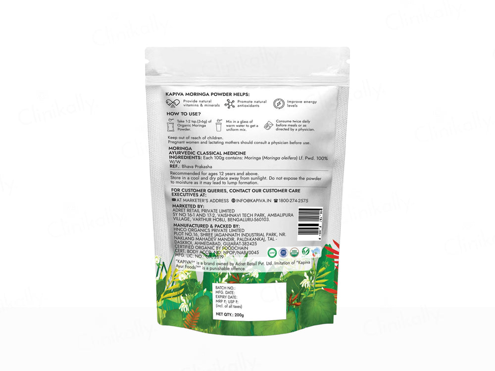 Kapiva Organic Moringa Powder
