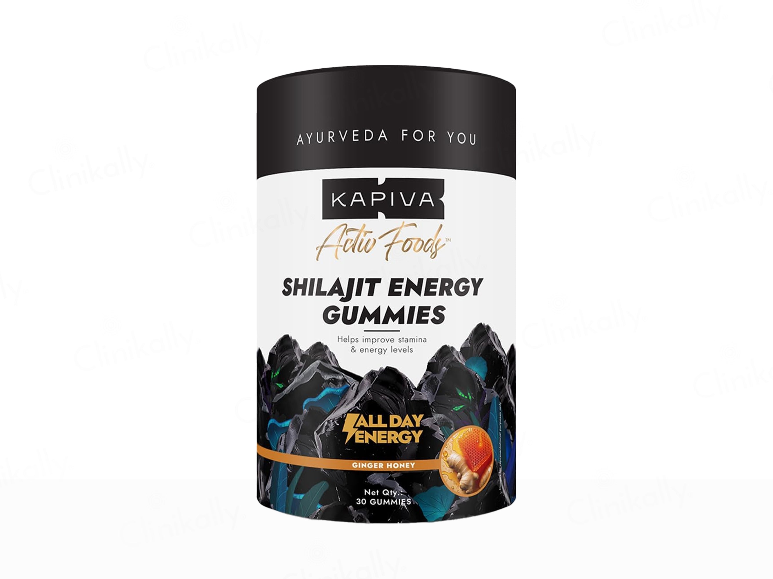 Kapiva Shilajit Energy Gummies - Ginger Honey