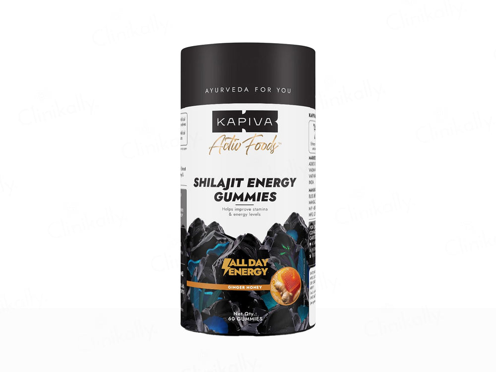 Kapiva Shilajit Energy Gummies - Ginger Honey
