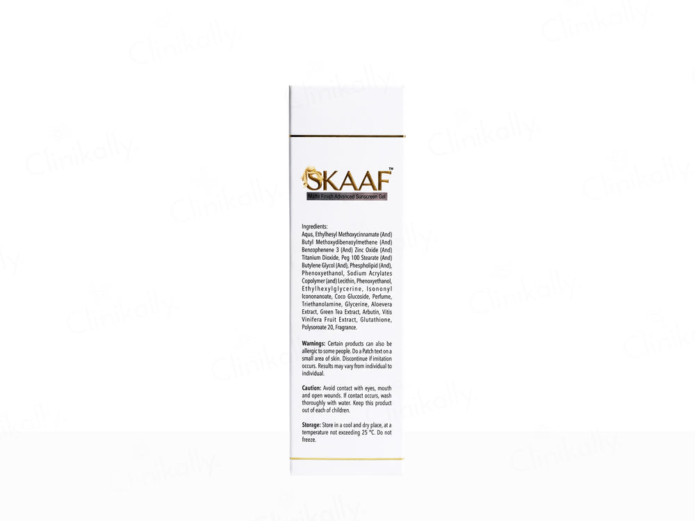 Kemiq Skaaf Matte Finish Advanced Sunscreen Gel SPF 50 PA++++