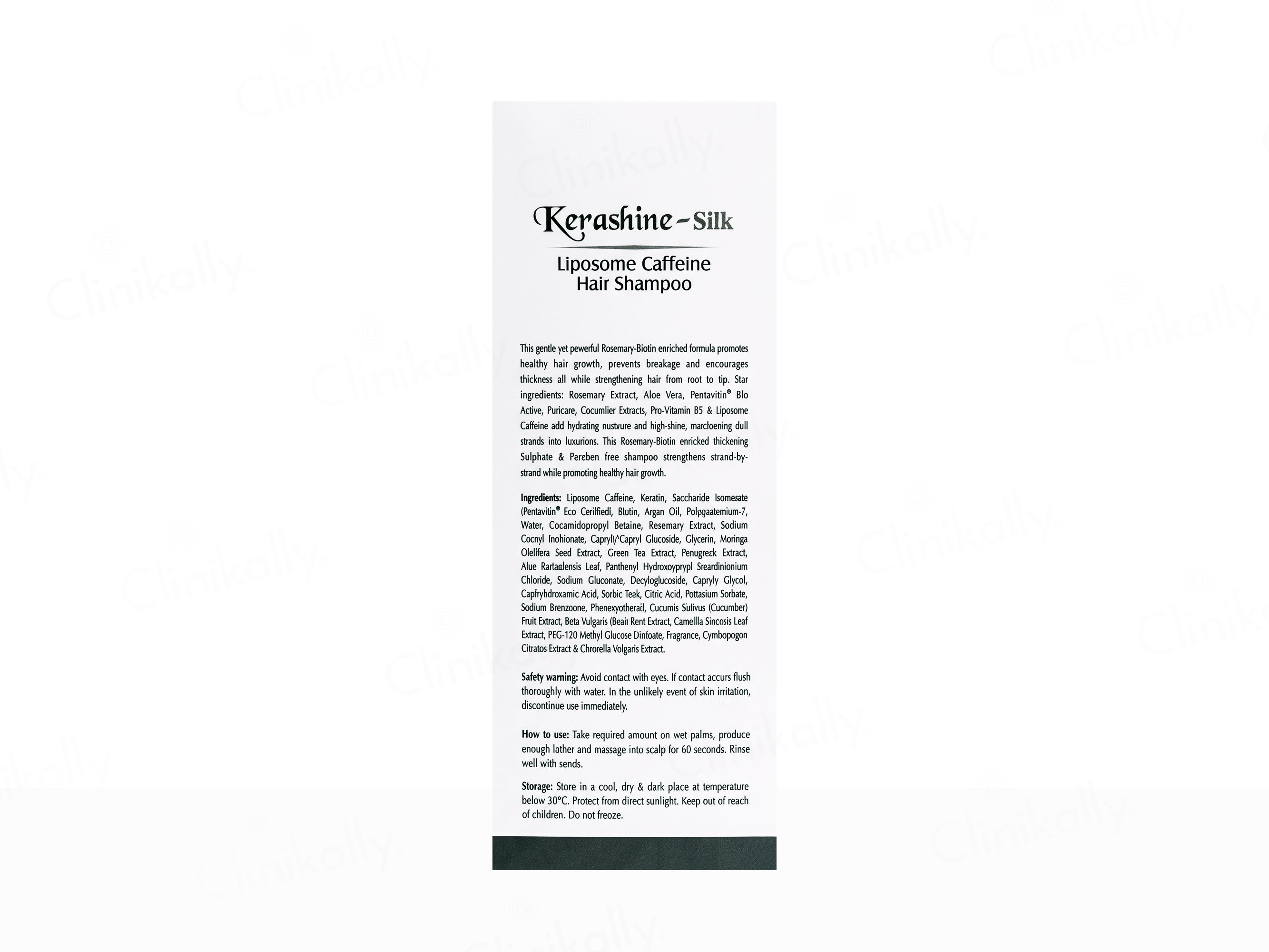 Kerashine-Silk Liposome Caffine Hair Shampoo