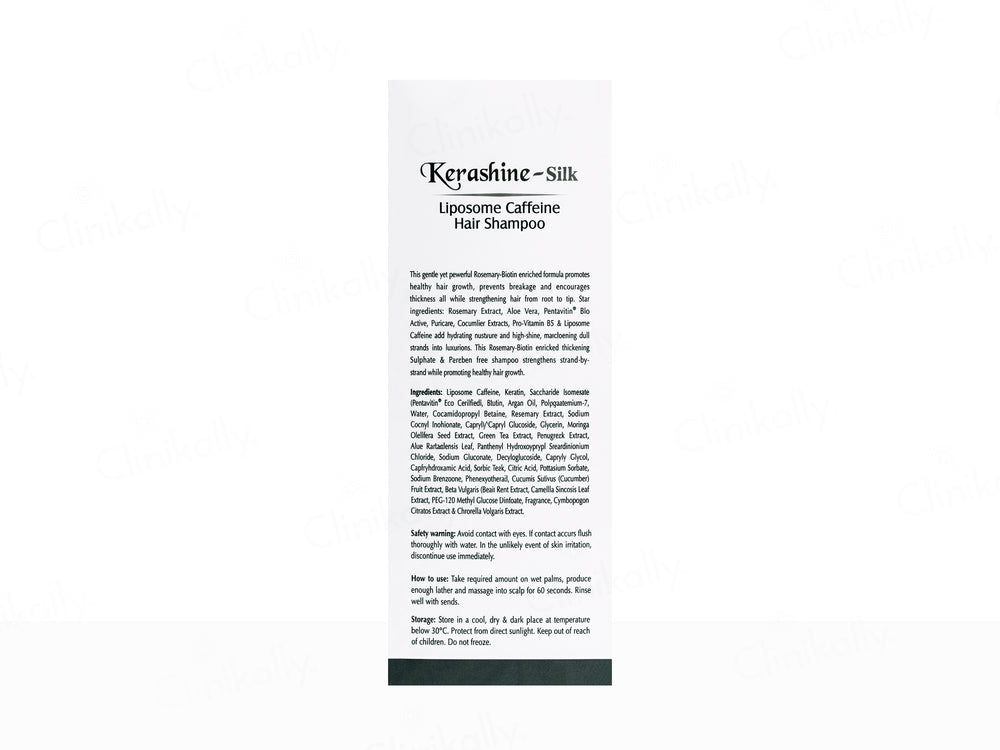 Kerashine-Silk Liposome Caffine Hair Shampoo