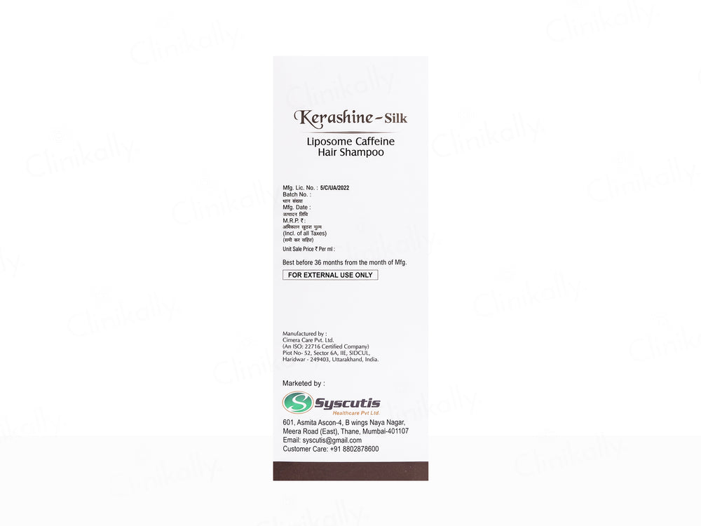 Kerashine-Silk Liposome Caffine Hair Shampoo