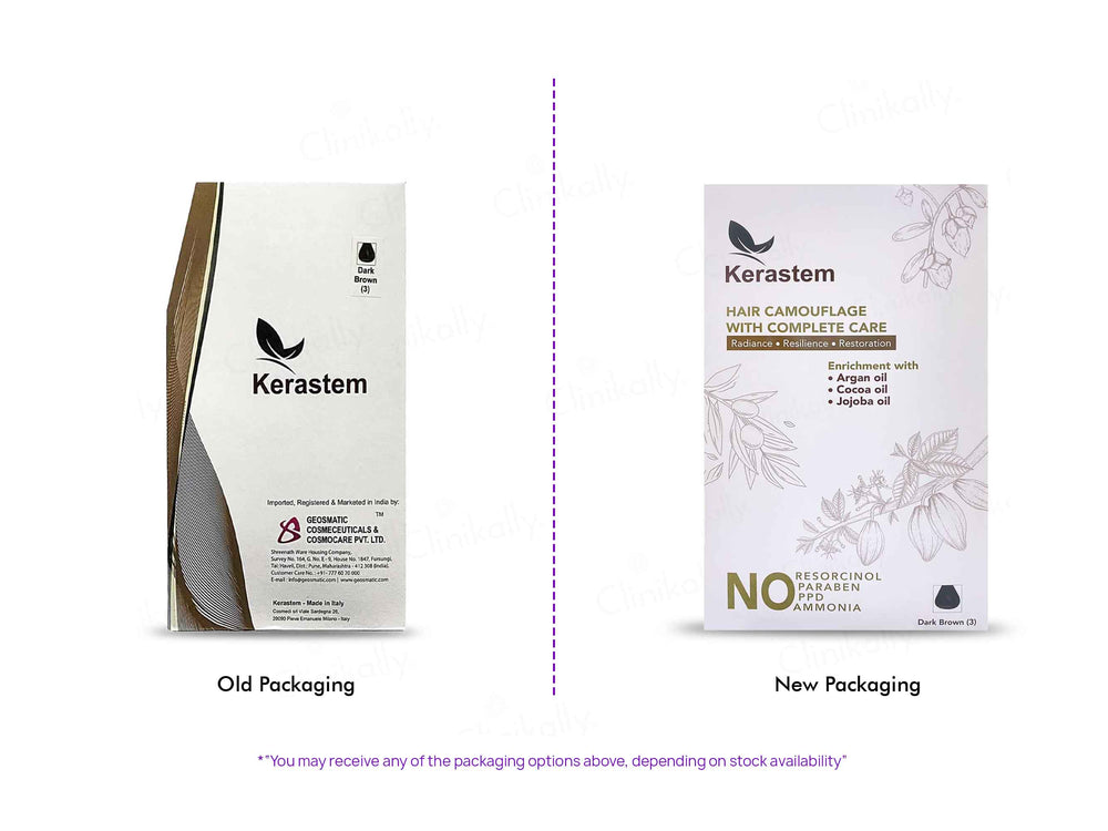 Kerastem Hair Color 3 Dark Brown