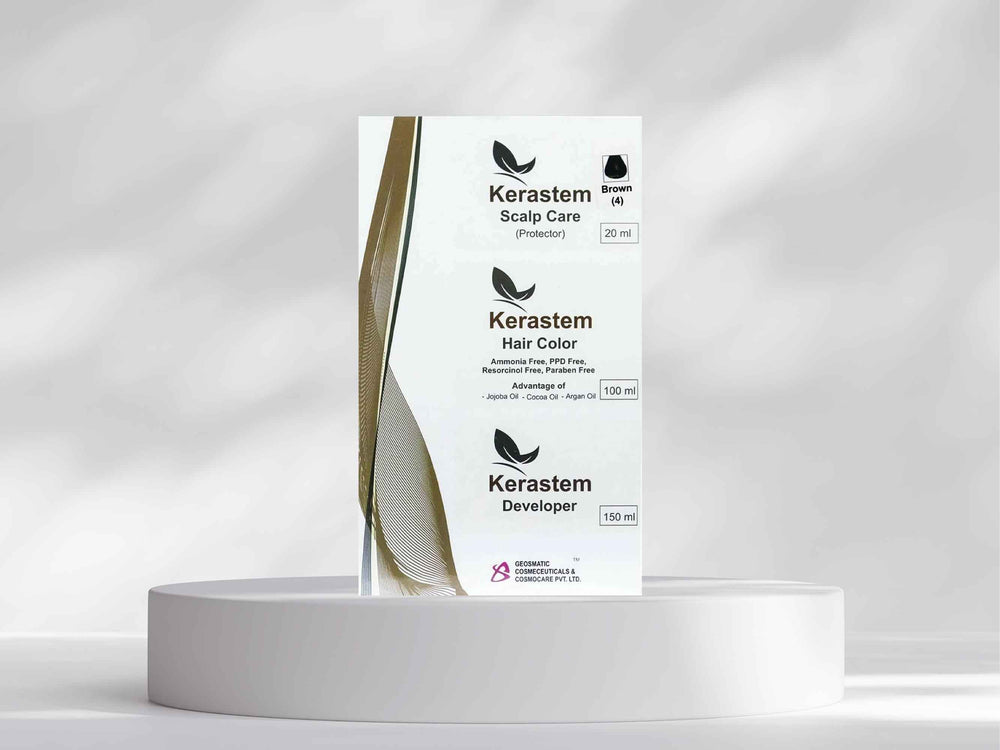 Kerastem Hair Color 4 Brown