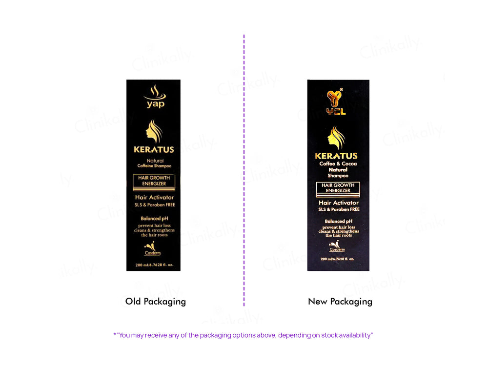 Keratus Coffee & Cocoa Natural Hair Growth Shampoo