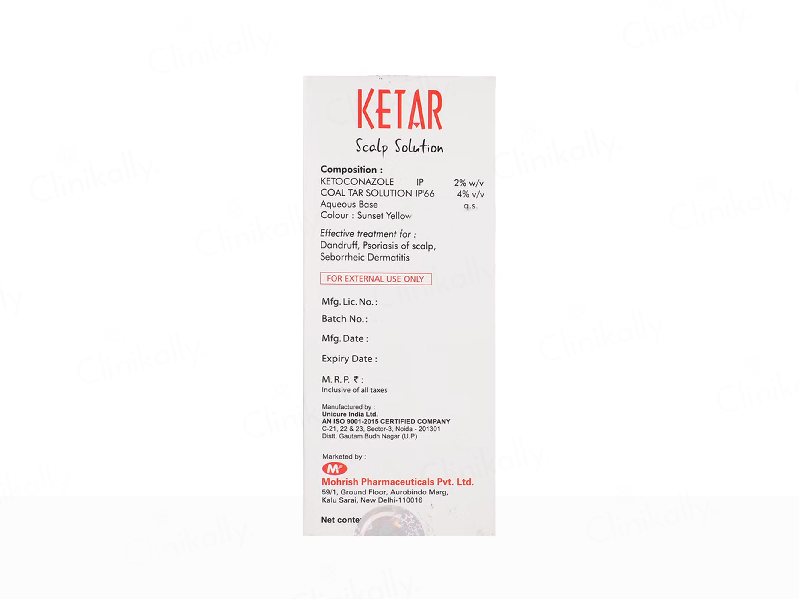 Ketar Scalp Solution