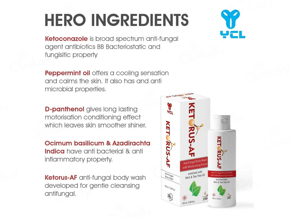 Ketorus-AF Anti Fungal Body Wash