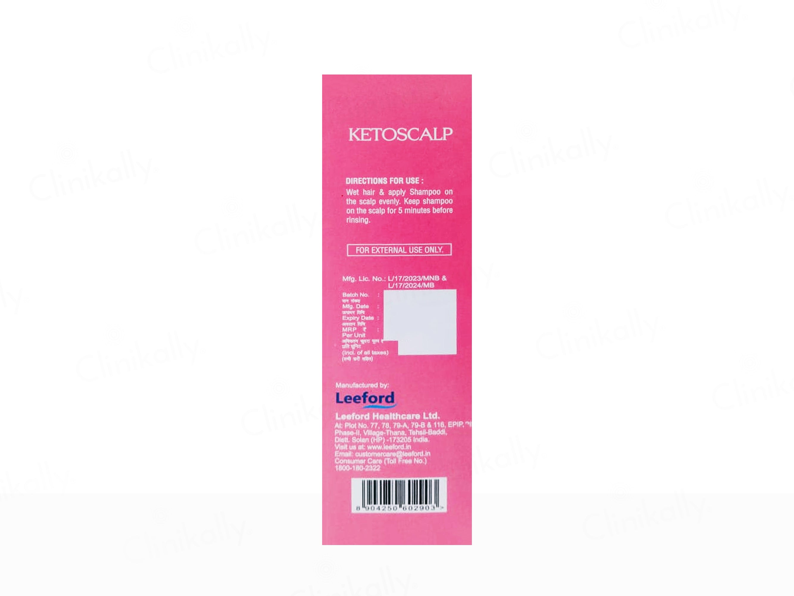 Ketoscalp Anti-Dandruff Shampoo + Hair Conditioner