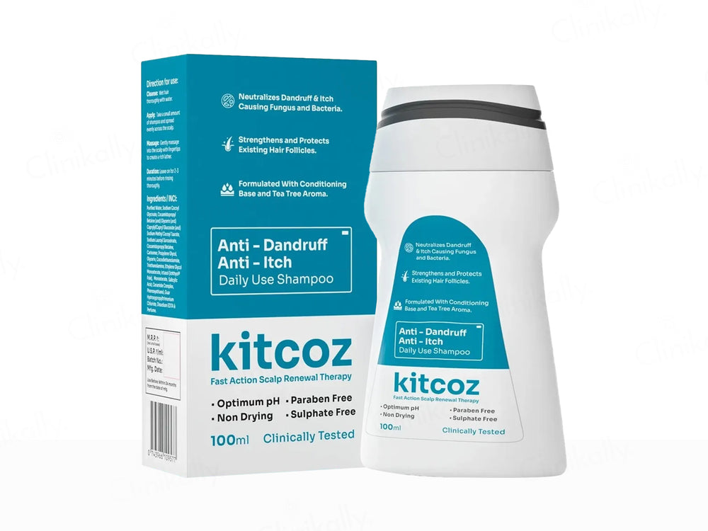 Kitcoz Anti-Dandruff & Anti-Itch Daily Use Shampoo