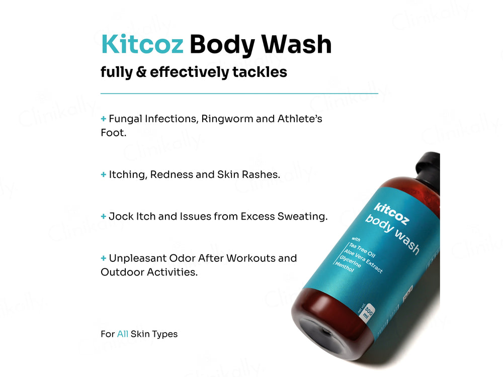 Kitcoz Anti Fungal Body Wash For Men & Women
