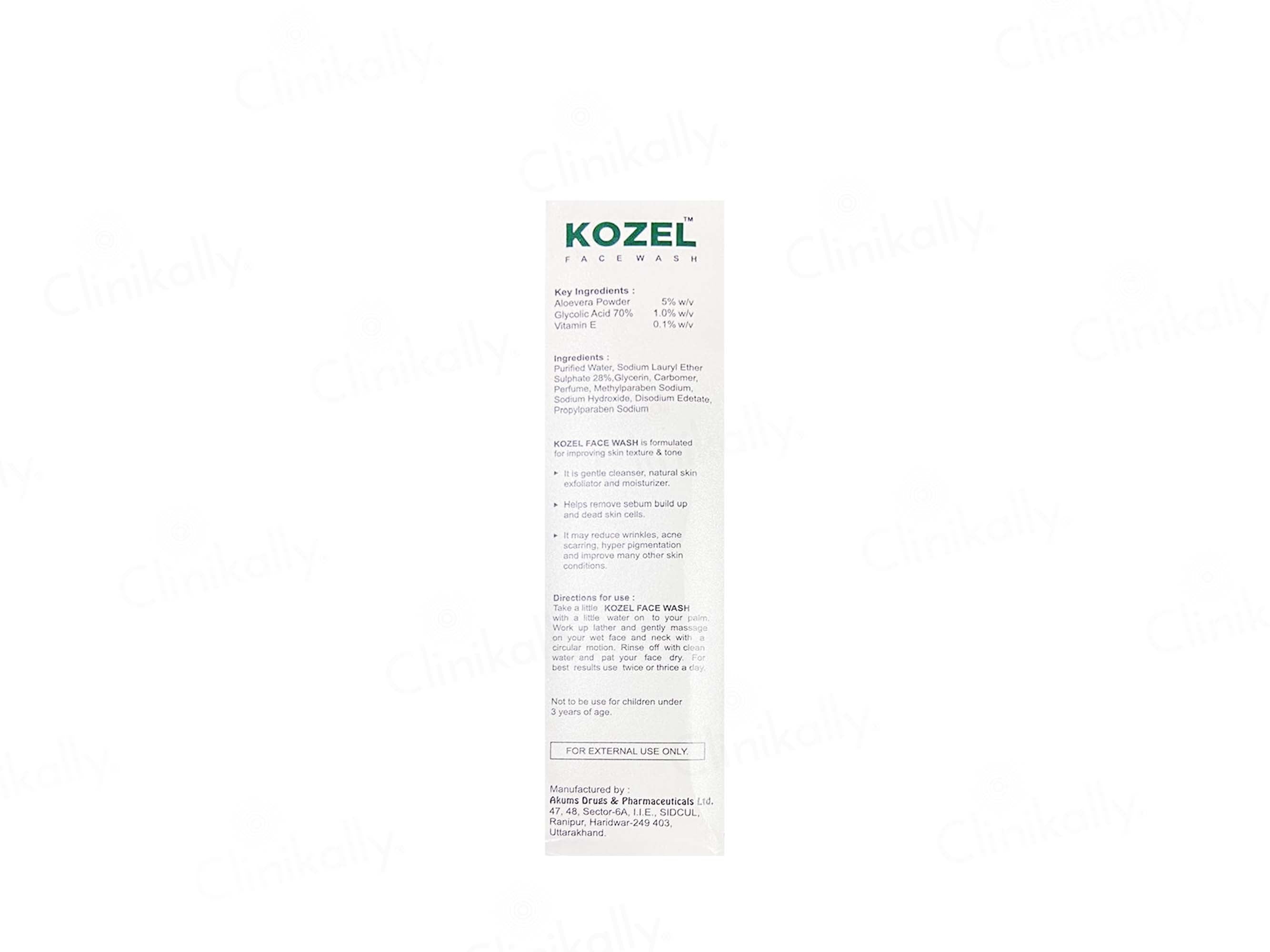 Kozel Skin Rejuvenating Face Wash Gel