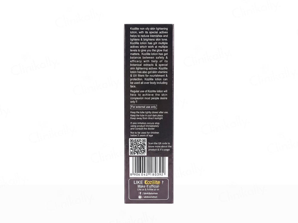 Kozilite Non Oily Skin Lightening Lotion