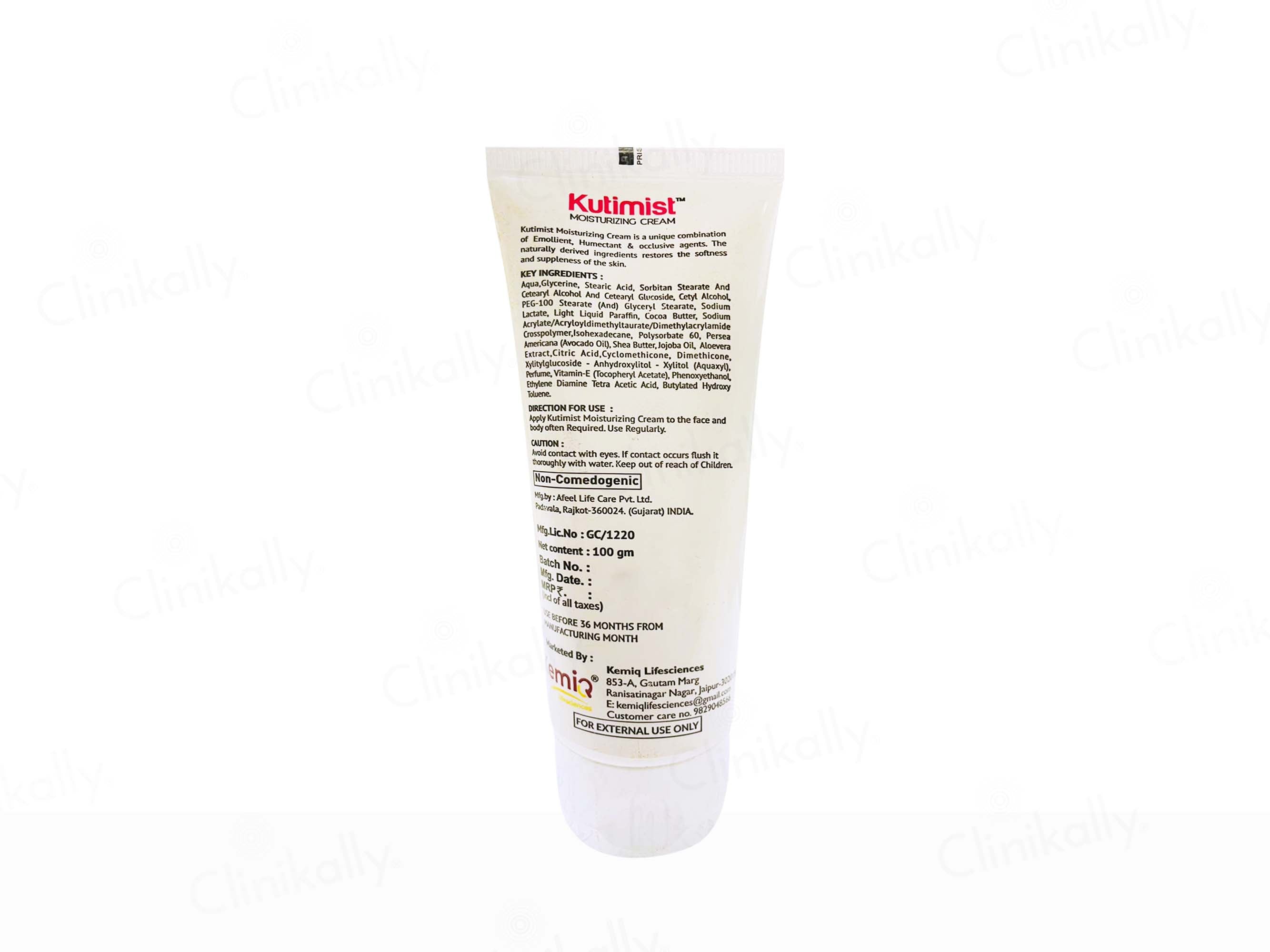 Kemiq Kutimist Moisturizing Cream