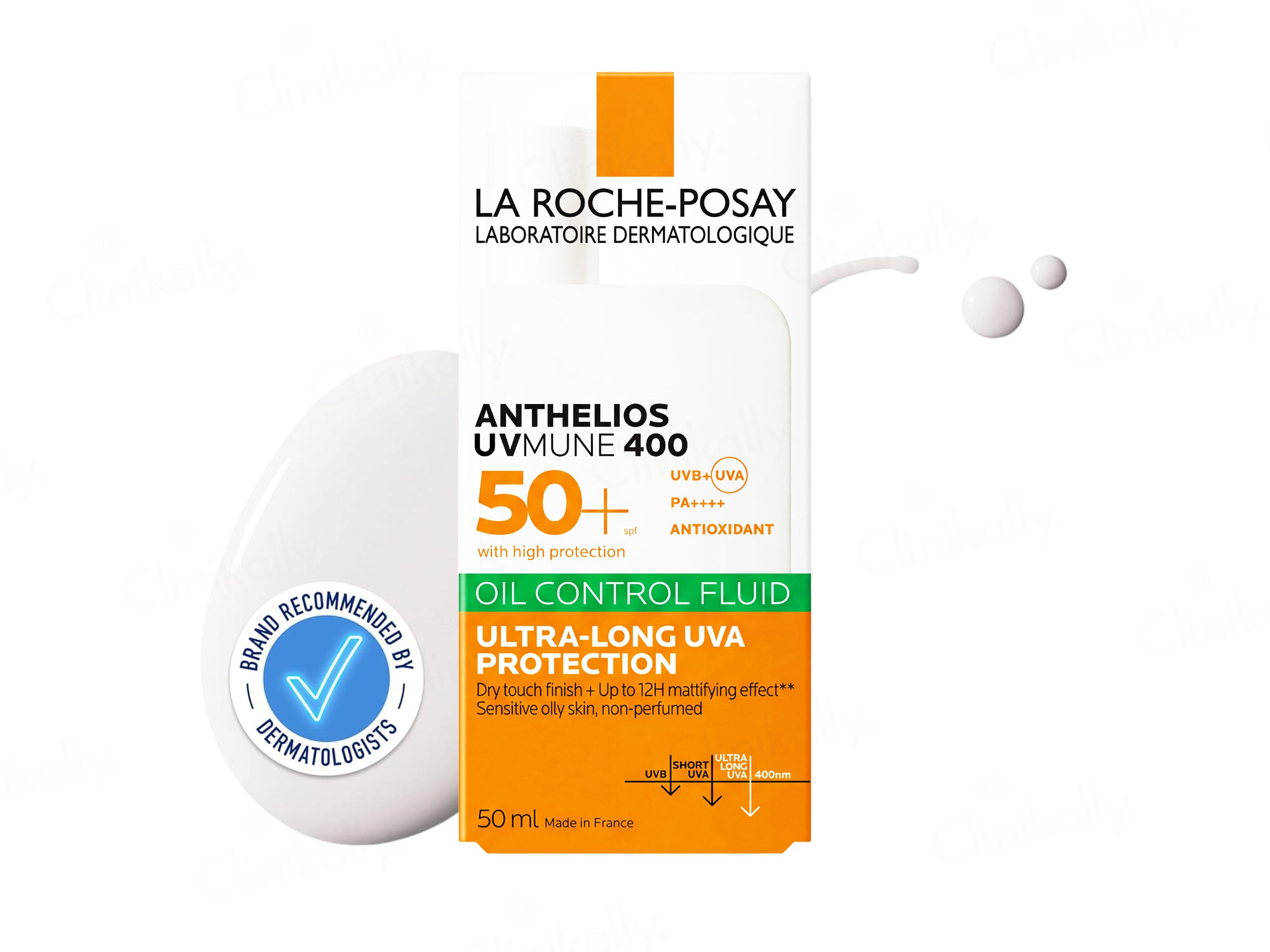 La Roche-Posay Anthelios UVMune 400 Oil Control Fluid Sunscreen 50+ PA++++
