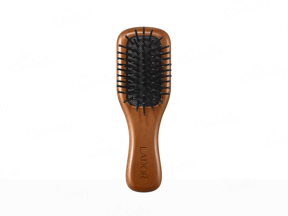 Lador Mini Wooden Paddle Engler Beech Hair Brush