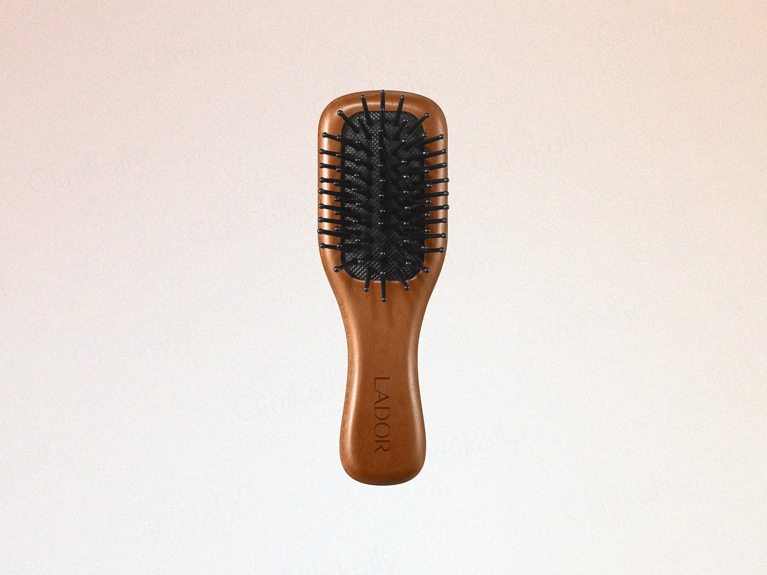 Lador Mini Wooden Paddle Engler Beech Hair Brush