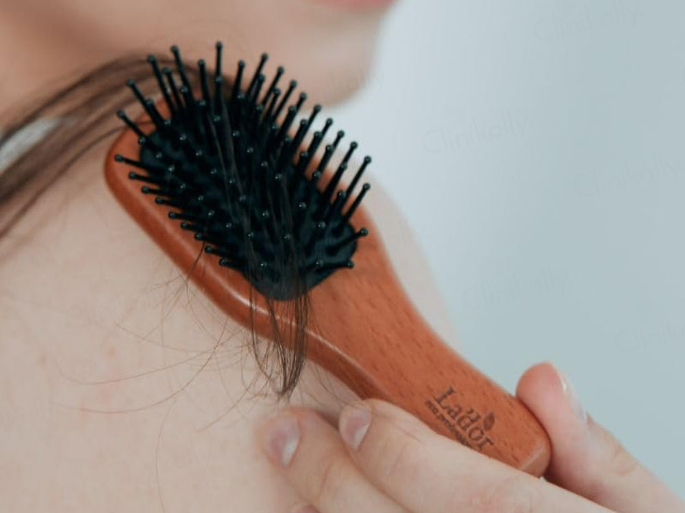 Lador Mini Wooden Paddle Engler Beech Hair Brush