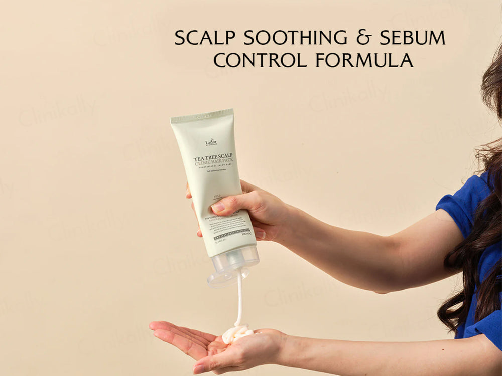 Lador Tea Tree Scalp Clinic Hair Cleansing Pack For Sensitive & Itchy Scalp