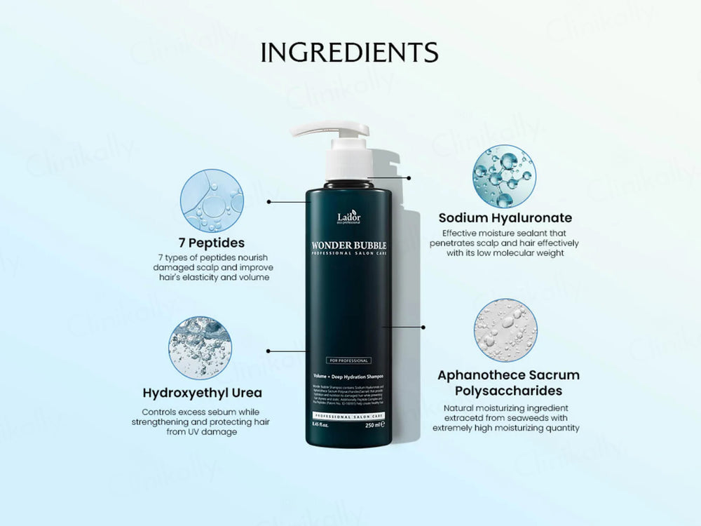 Lador Wonder Bubble Volume + Deep Hydration Shampoo