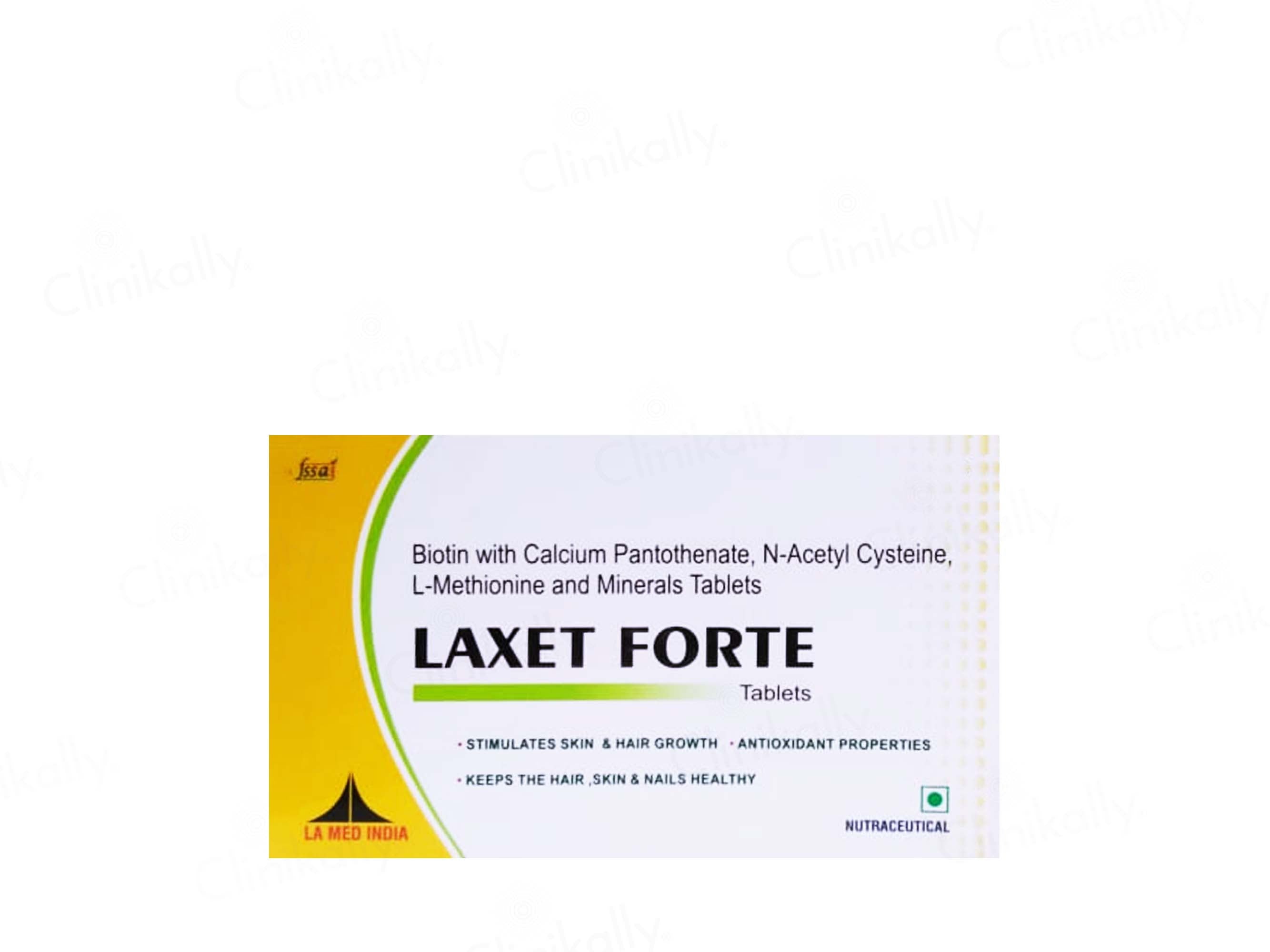 Laxet Forte Tablet For Hair, Skin & Nails