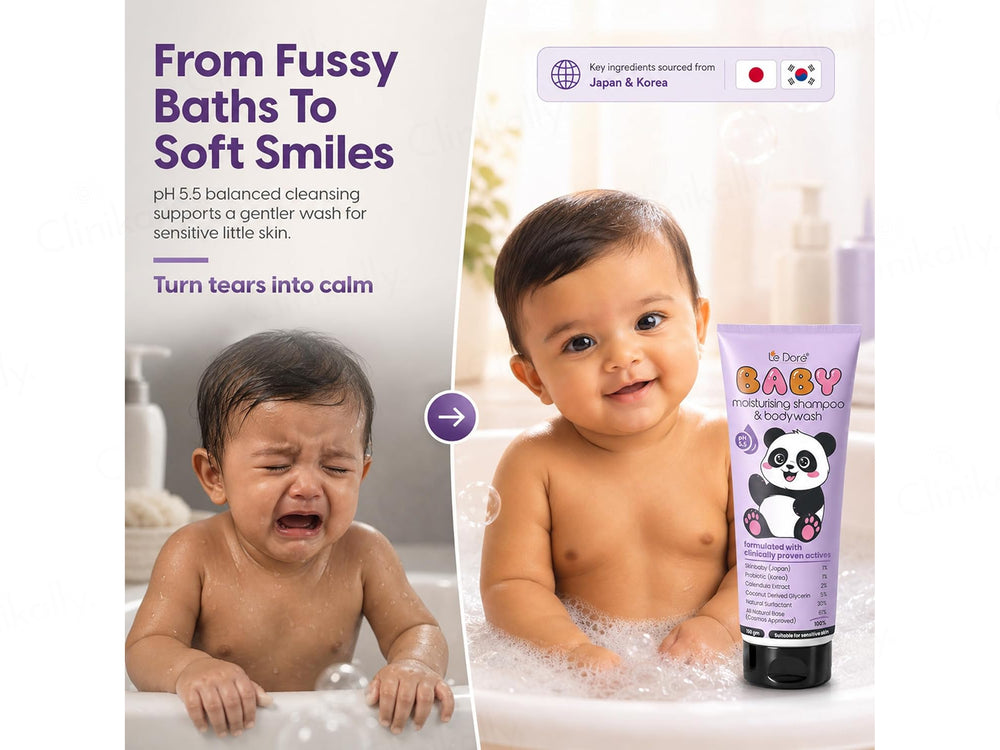 Le Dore Baby Moisturising Shampoo & Bodywash
