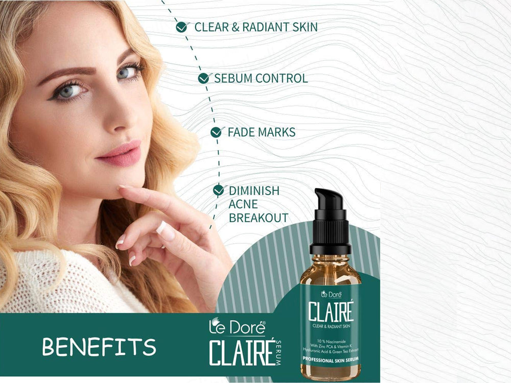 Le Dore Claire 10% Niacinamide Sebum Control Serum