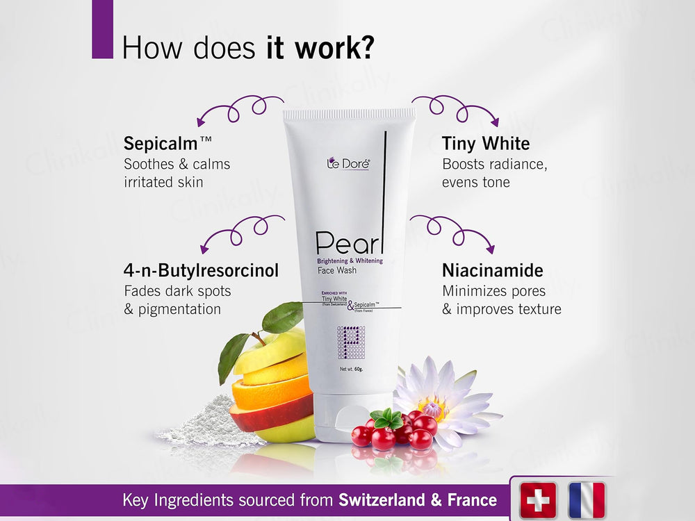 Le Dore Pearl Brightening & Whitening Face Wash