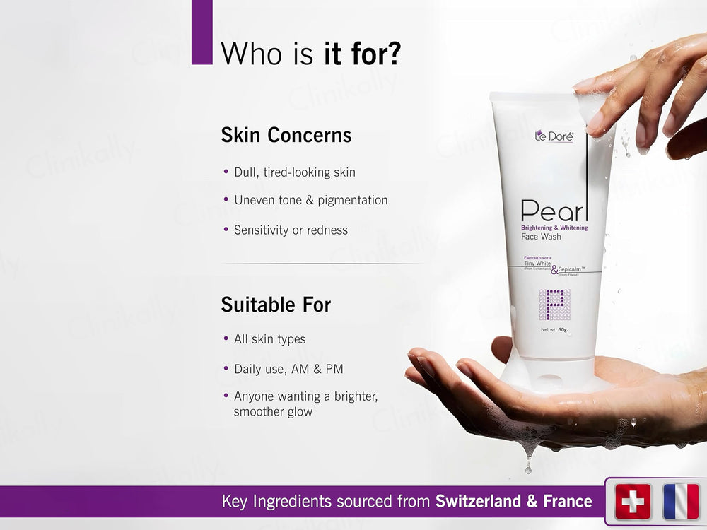 Le Dore Pearl Brightening & Whitening Face Wash