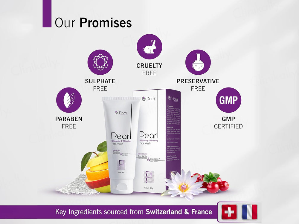 Le Dore Pearl Brightening & Whitening Face Wash